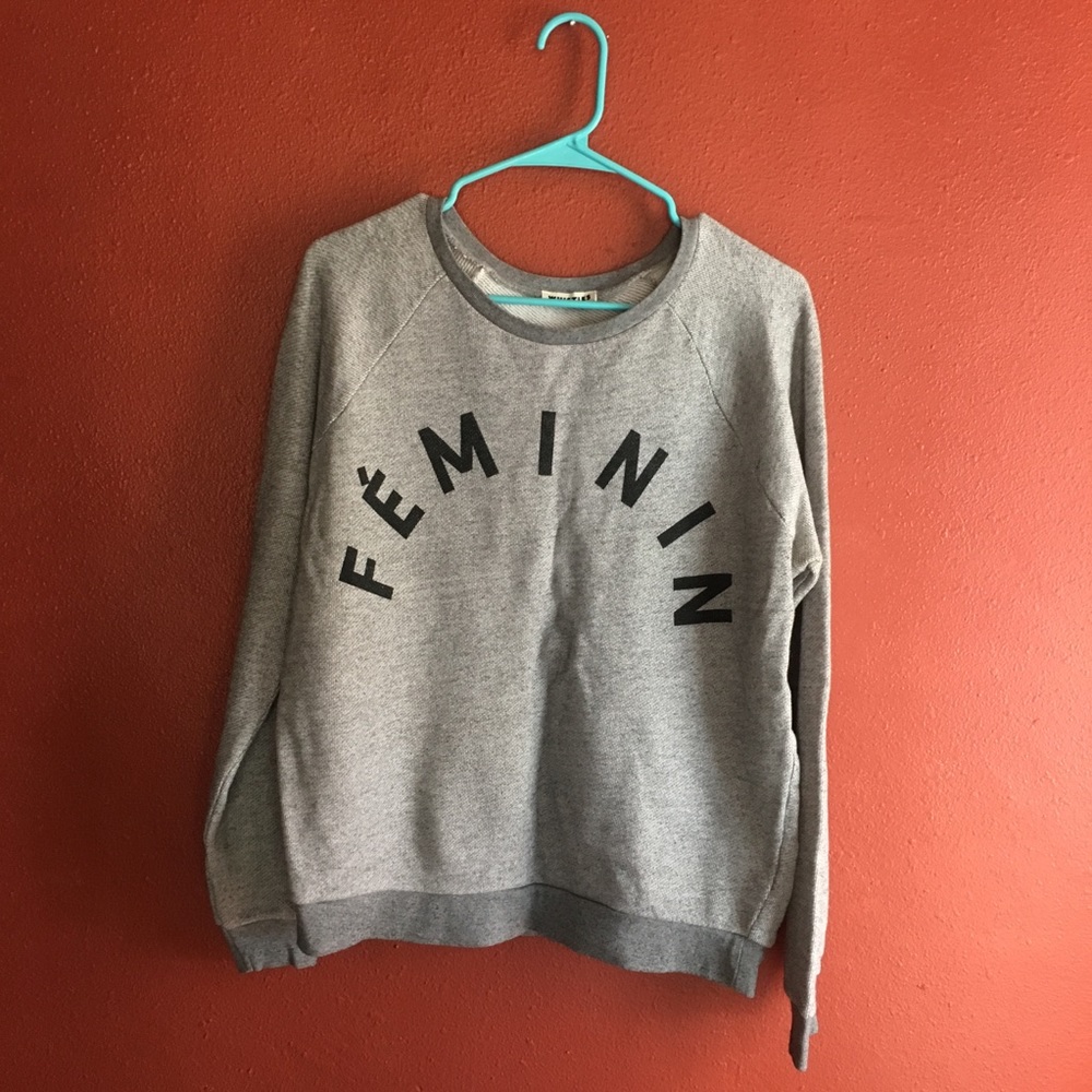 Whistles feminine long sleeve sweatshirt size 6 s/m